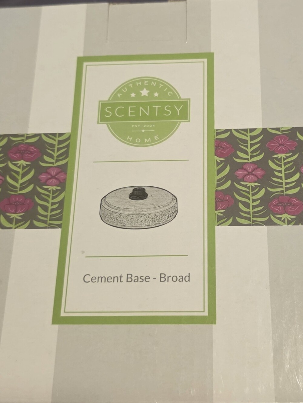 Scentsy Cement Base - Broad in Gray